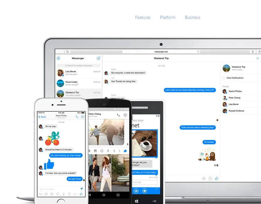 Facebook web messenger