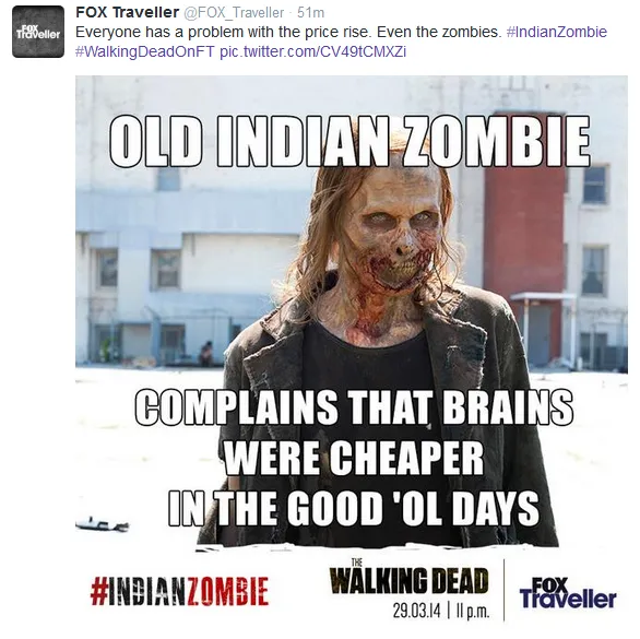 Zombies Fox Traveller Walking Dead