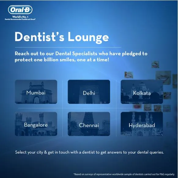 oral-b dentist's lounge