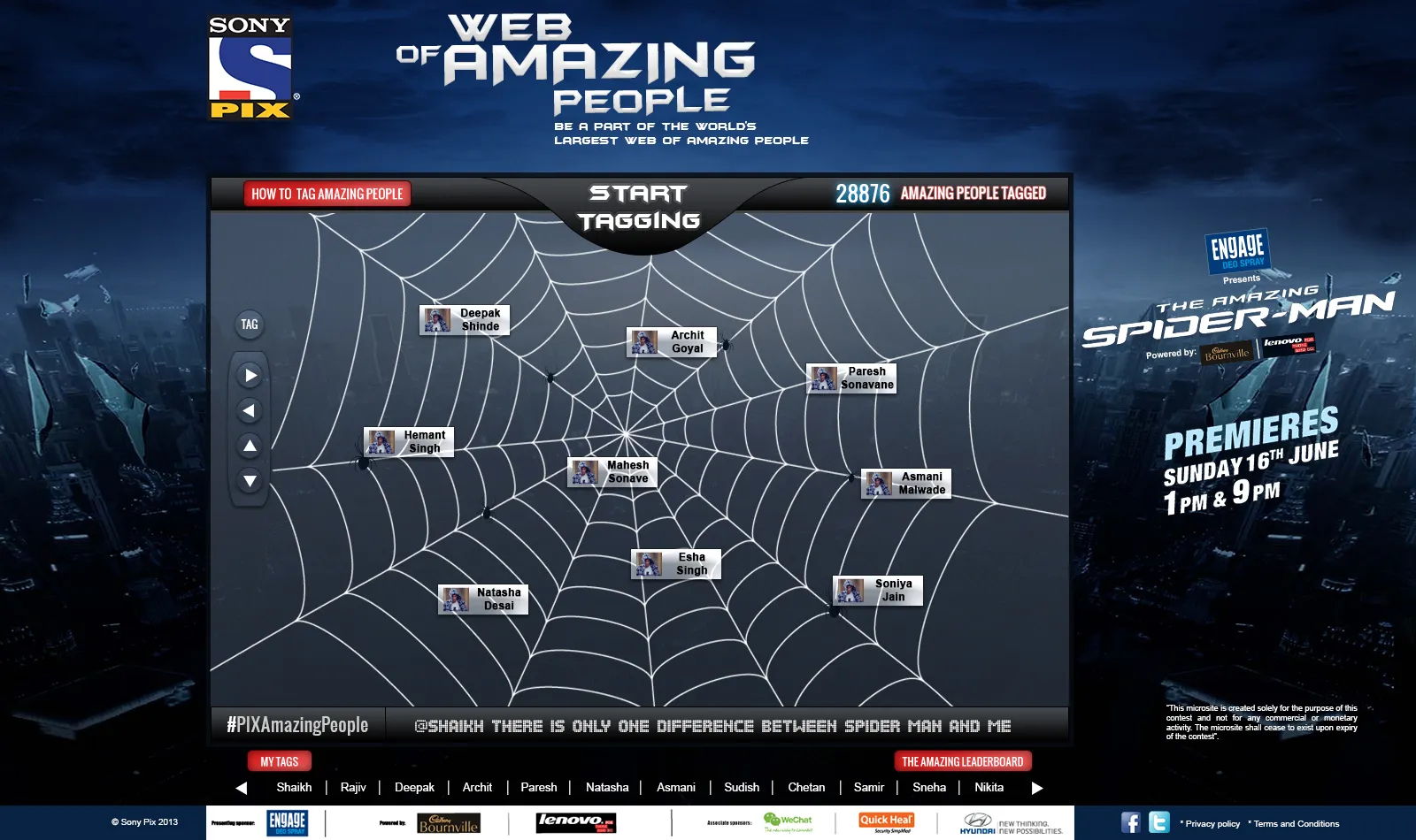 Amazing Spiderman Sony pix