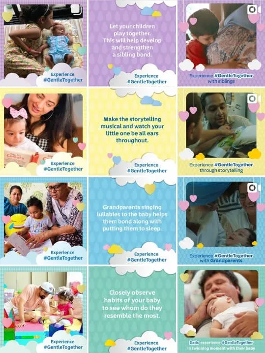 Johnson's Baby India Social Media Strategy Instagram grid 2