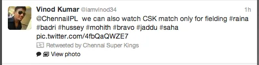 fan tweet CSK