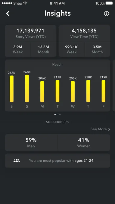 Snapchat Analytics