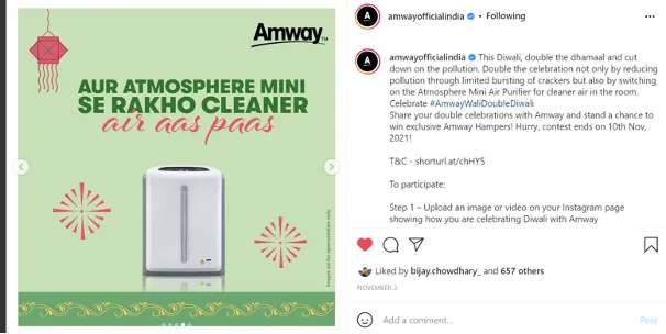 Amway Diwali campaign 4