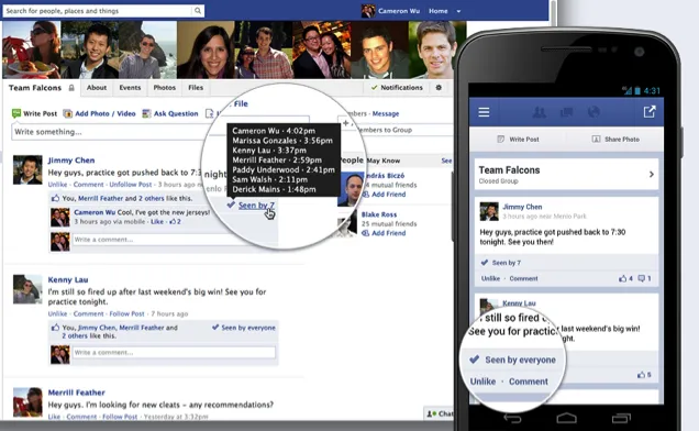 Facebook Groups with Reach Metrics