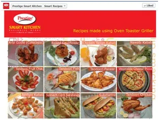 Social Media Campaign Review: Prestige Smart Kitchen Smart Recipes facebook 2