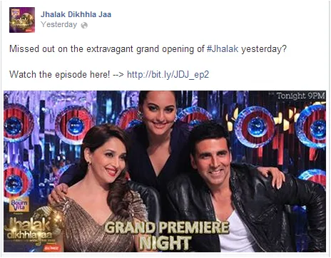 Jhalak uses twiter mirror