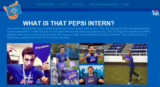 that pepsi intern