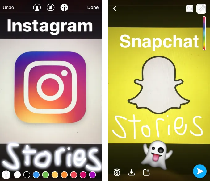 Instagram Stories timeline