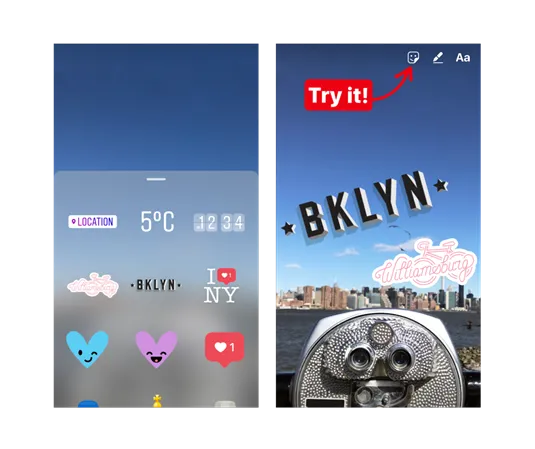 Instagram Geostickers