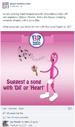 Baskin Robbins India facebook