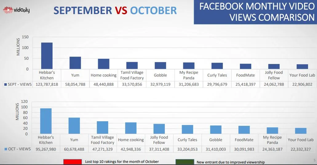 Facebook Video Viewership report