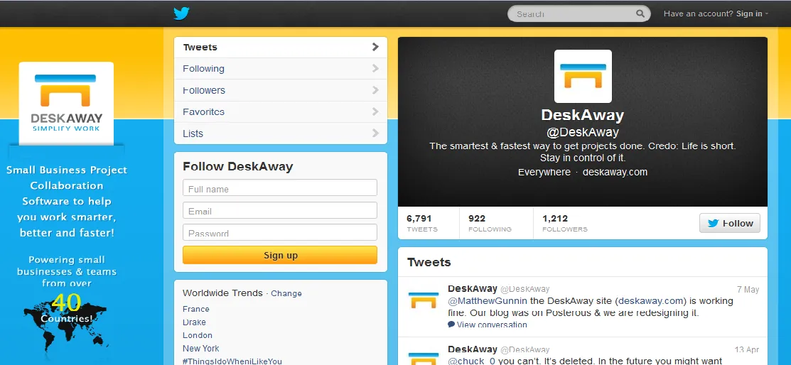 deskaway