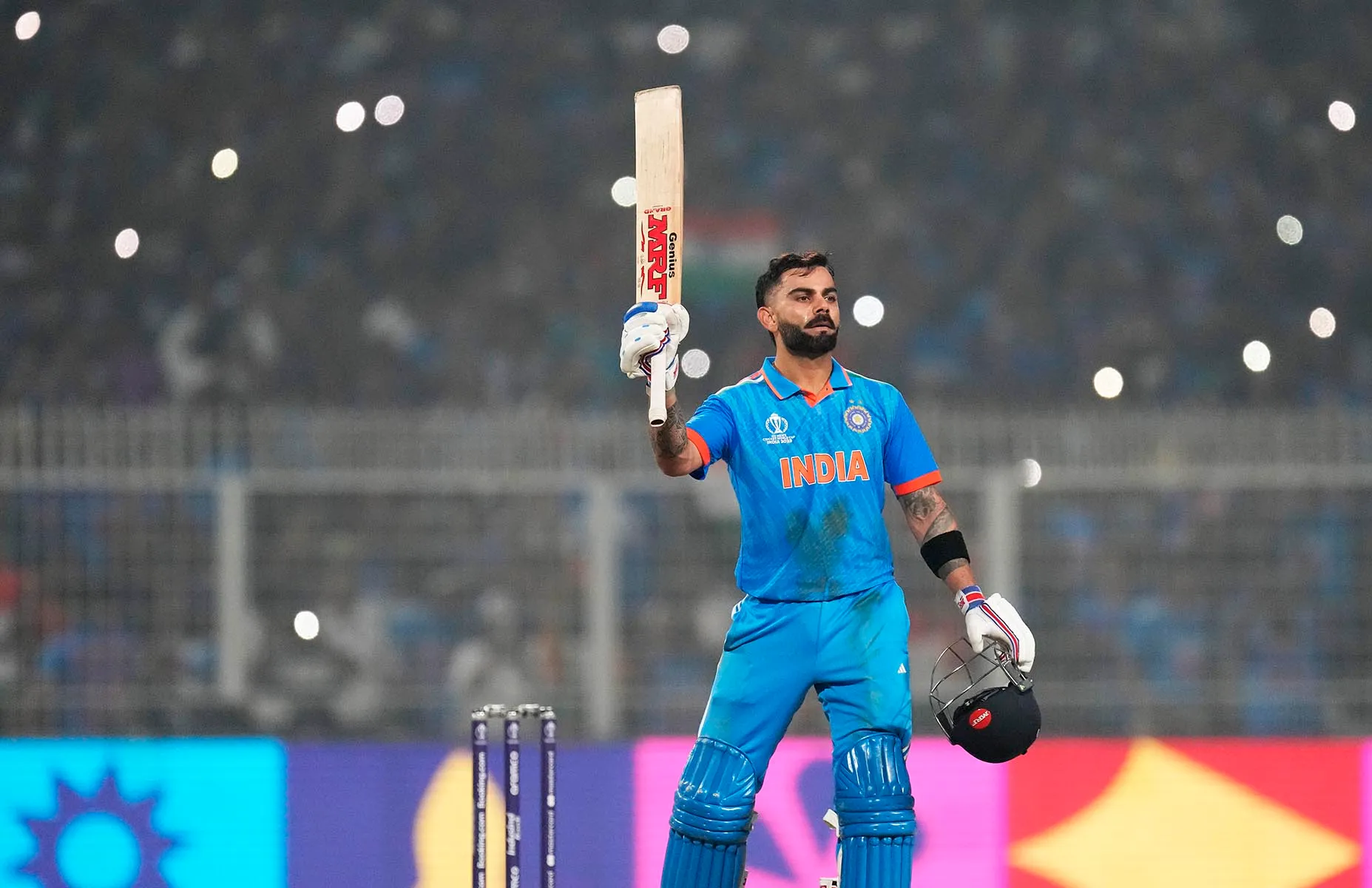 India's Virat Kohli scores 49th ODI century, equals Tendulkar's record |  ICC Cricket World Cup News | Al Jazeera