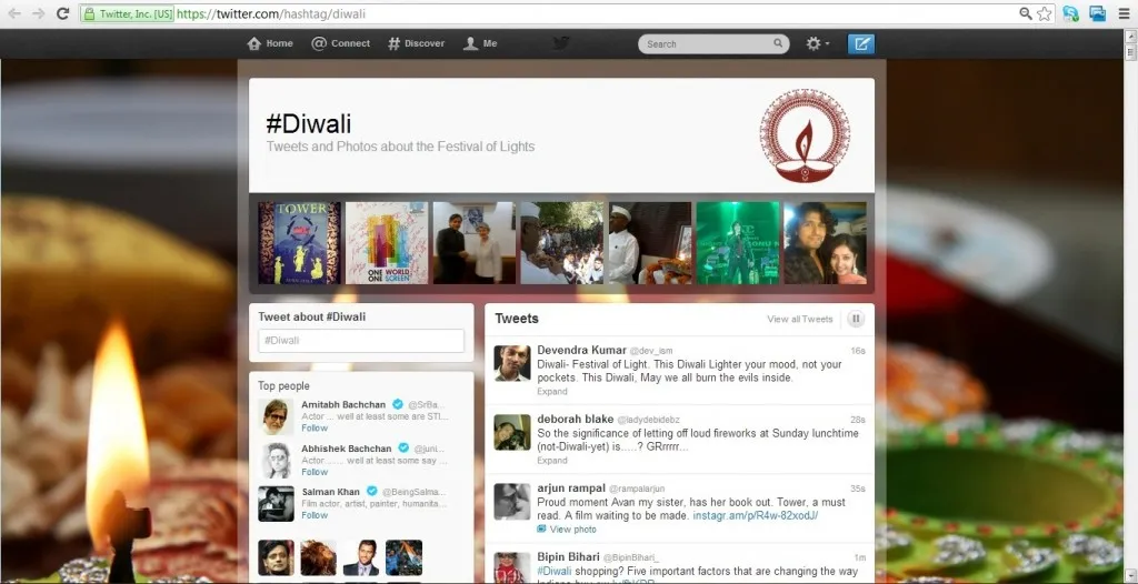 twitter diwali