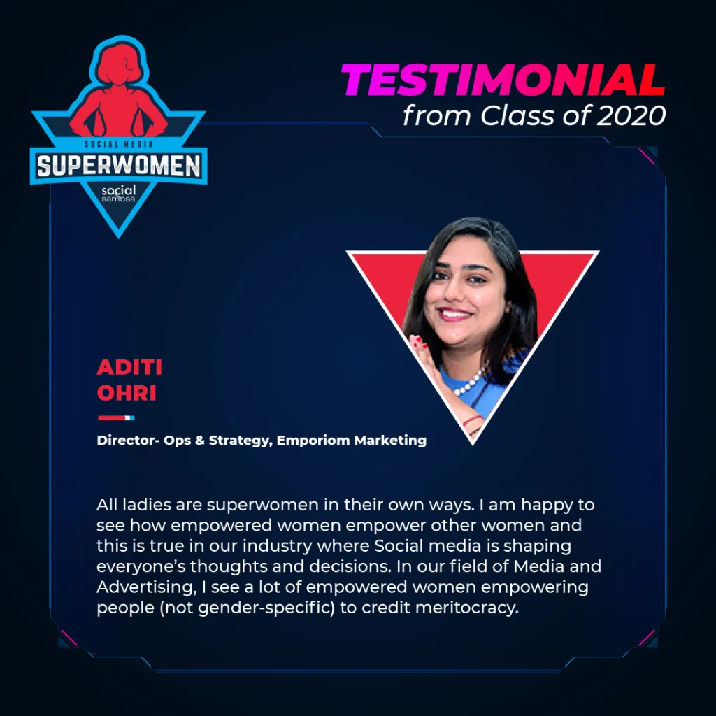 #Superwomen2021 - Aditi Ohri