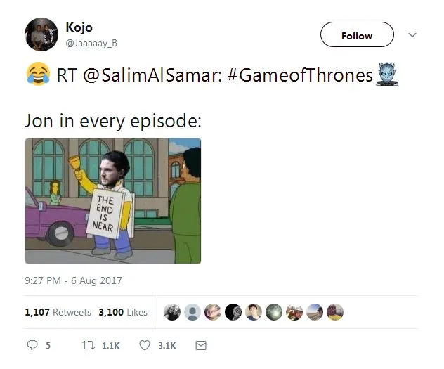 Game of Thrones memes