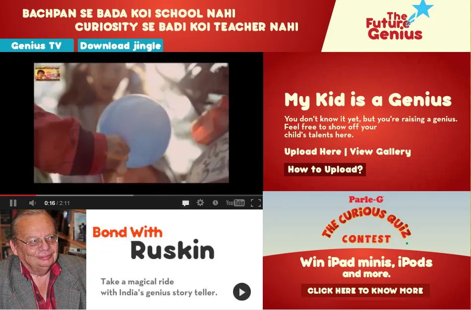 parle G future genius activation social media campaign