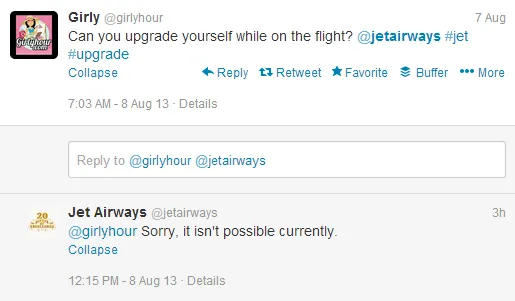 jet airways tweet