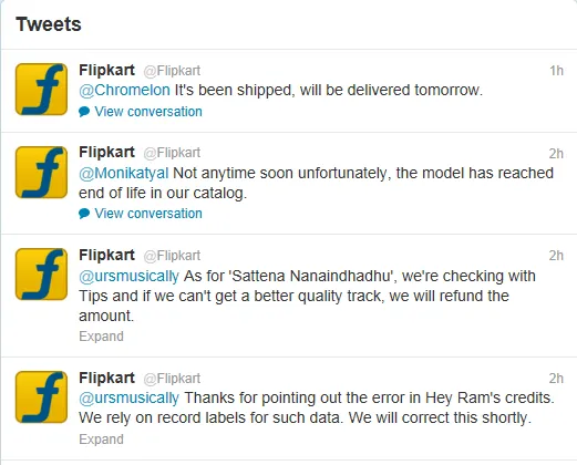 Flipkart, Flipkart on twitter, e commerce, Flipkart books, flyte, books on social media
