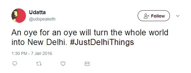 #JustDelhiThings