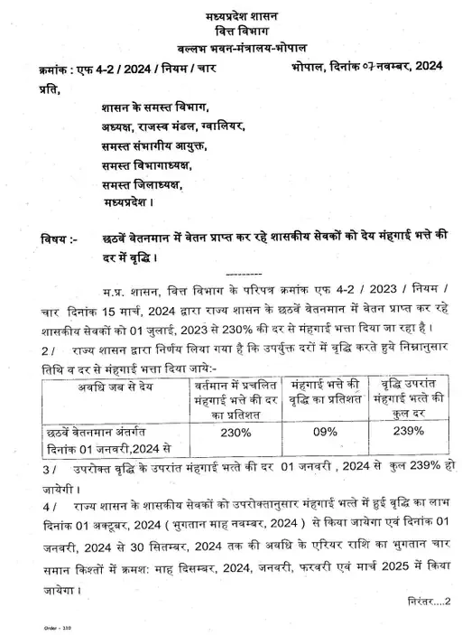 DA MP GOVT