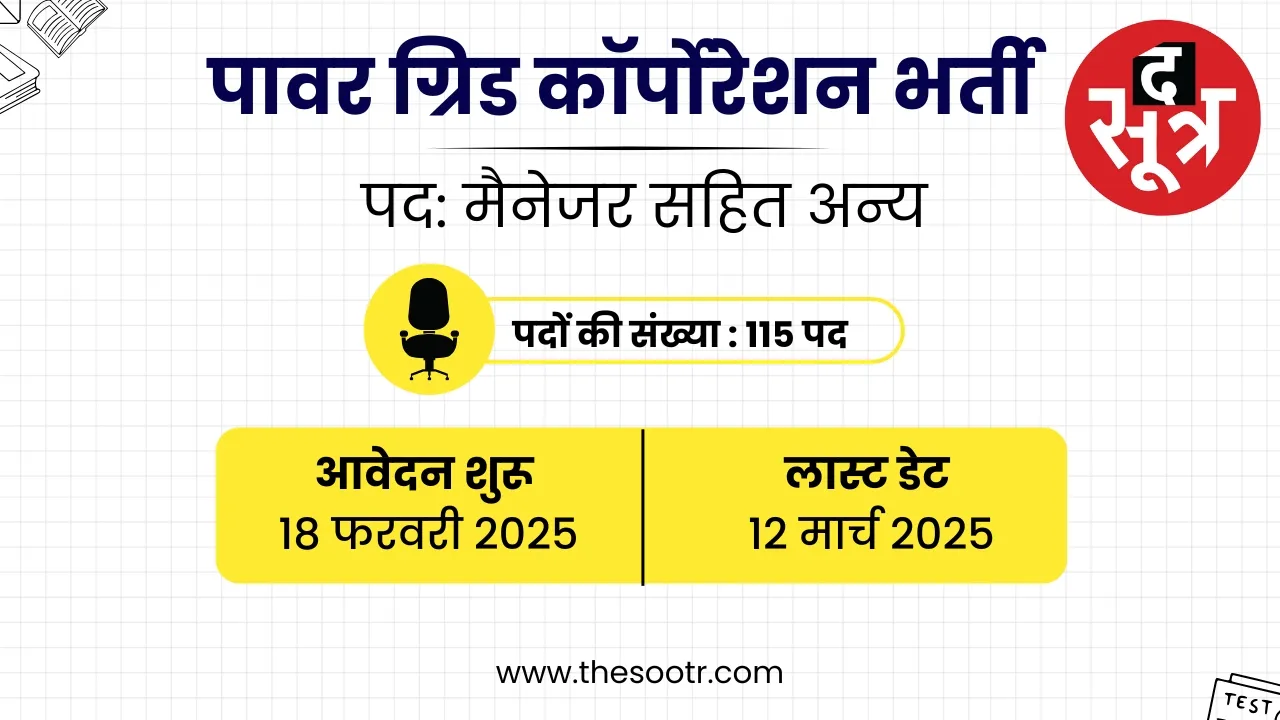 powergrid corporation job 2025