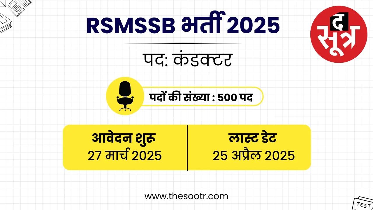 RSMSSB RECRUITMENT 