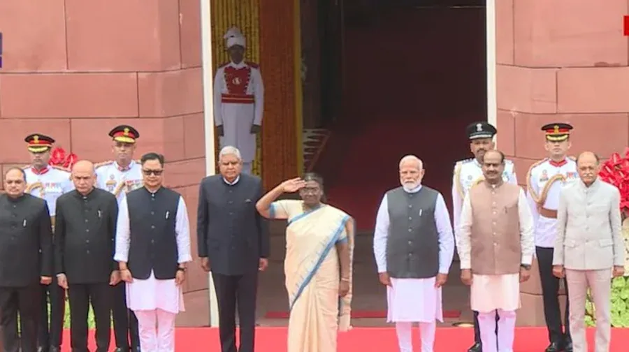president in sansad bhawan