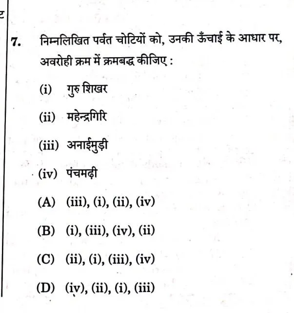 MPPSC final provisional answer key