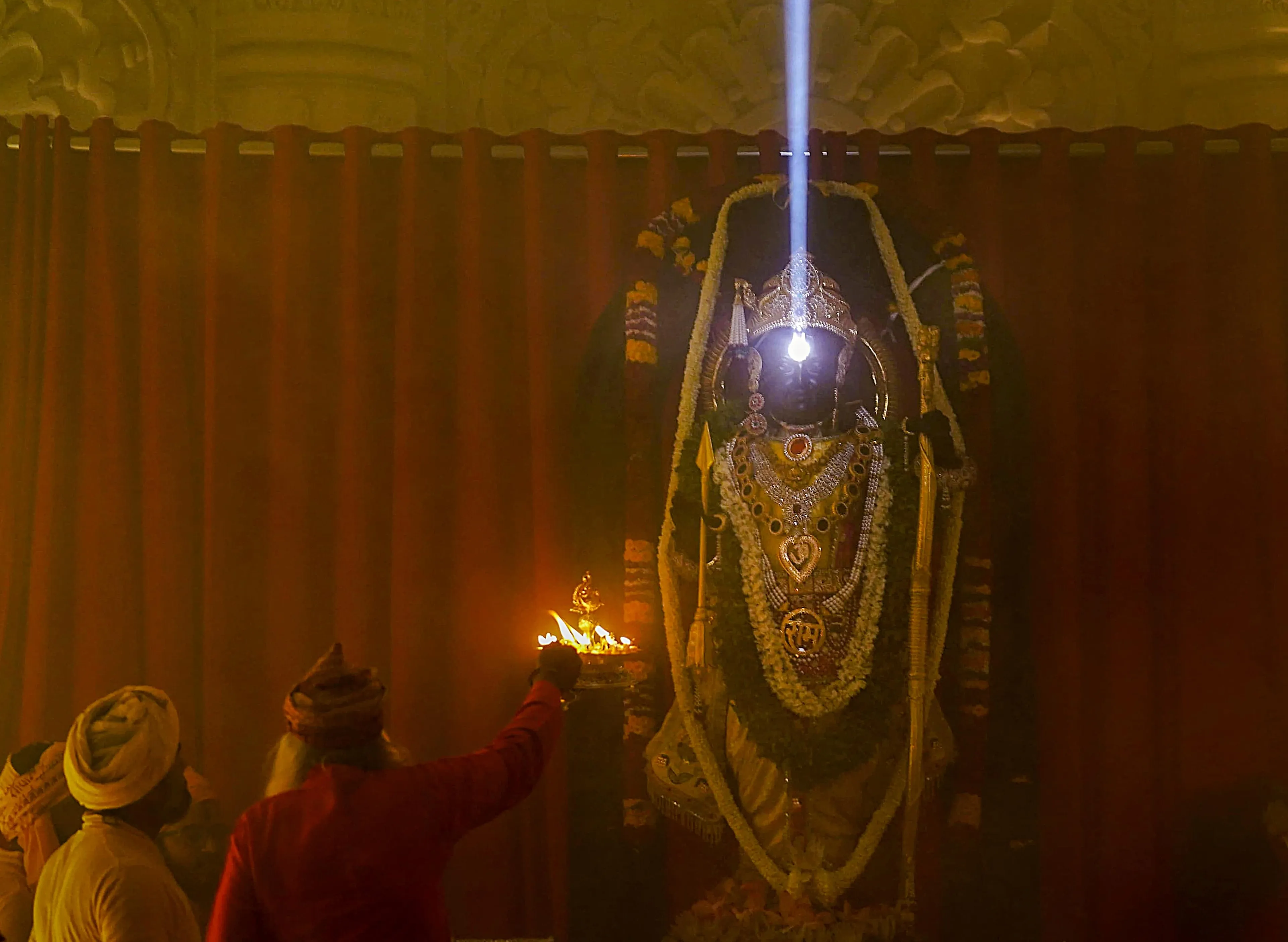 अयोध्या के राम मंदिर में रामलला का सूर्य तिलक किया गया, विवरण देखें | भारत  समाचार - बिजनेस स्टैंडर्ड