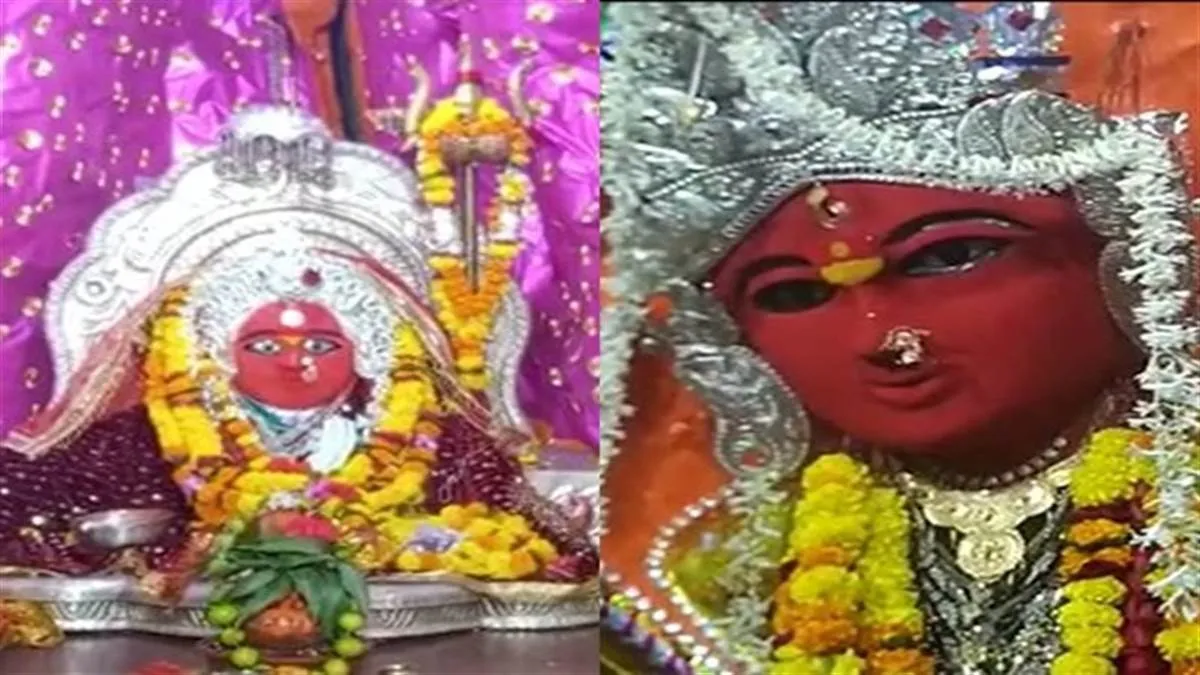 देवास में मां तुलजा भवानी और मां चामुंडा का मंदिर है शक्तिपीठ, यहीं गिरा था  मां सती का रक्त - Navratri 2022 Tulja Bhavani and Chamunda Mata Temple in  Dewas is shakti peeth