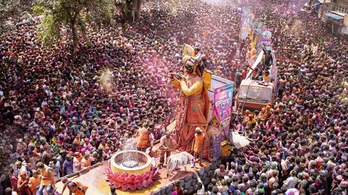 Rangpanchami 2023: इंदौर में रंगपंचमी पर निकलने वाली गेर को विश्व धरोहर की  सूची में शामिल कराने के फिर प्रयास - Rangpanchami 2023 Efforts again to  include Ger which comes out on