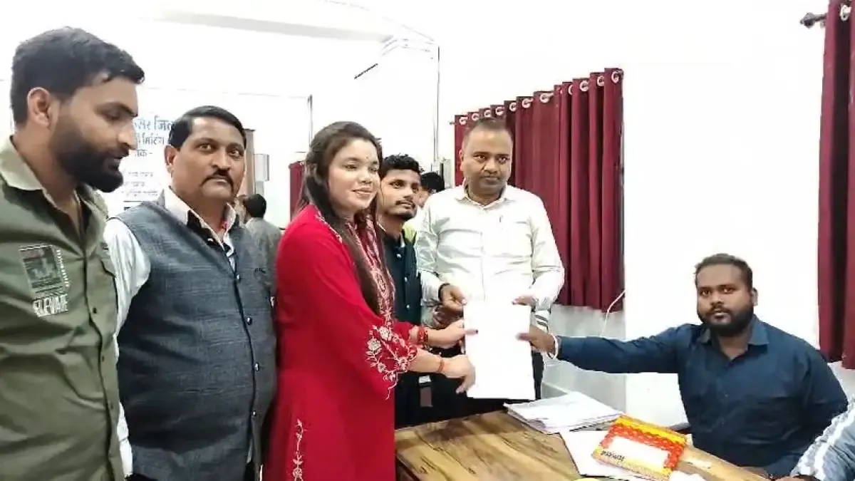 Monika Singh filed her nomination