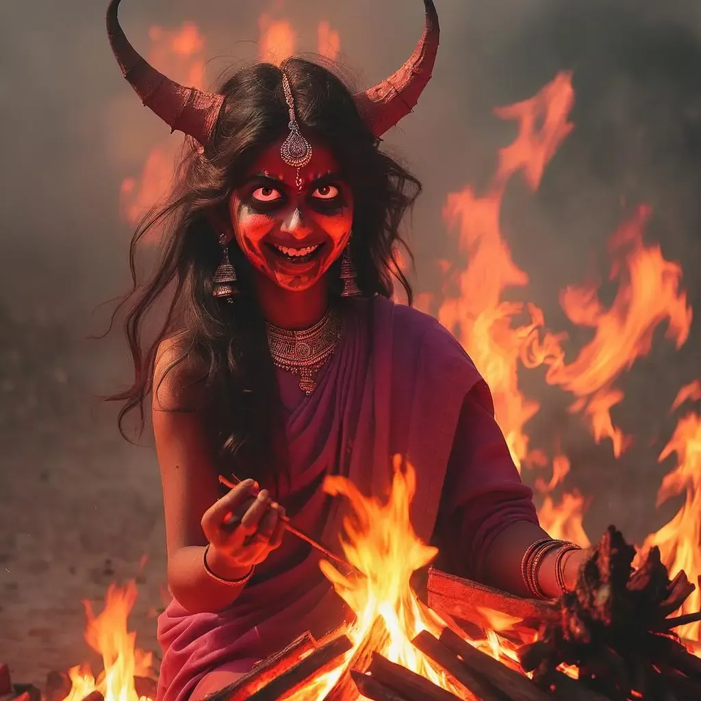 होलिका दहन की रहस्यमयी कहानी