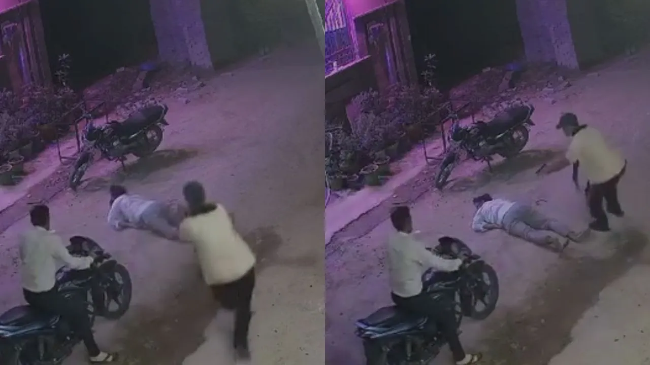 बाइक से आए, नाम पूछा और फिर बरसाई दनादन गोलियां... ग्वालियर में घर के बाहर  युवक की हत्या | Madhya Pradesh News Gwalior Murder Man shot dead broad  daylight Gwalior incident captured