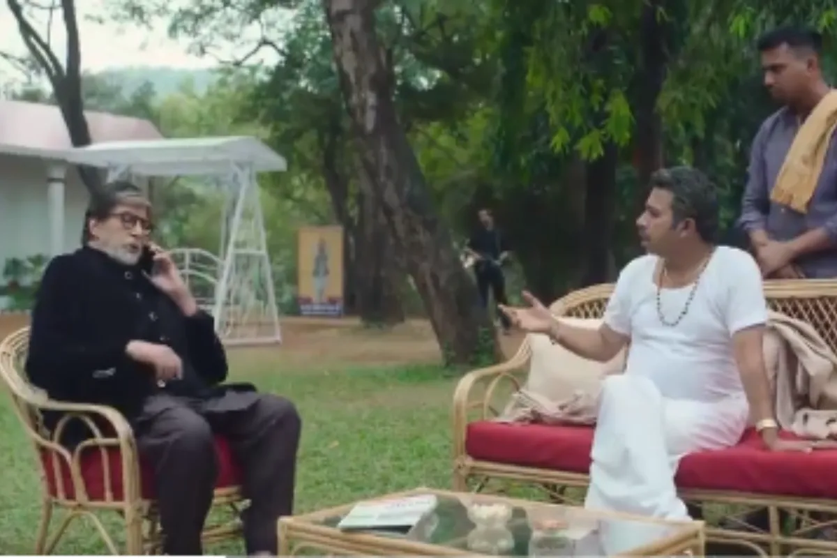 Amitabh Bachchan ने पंचायत सीरीज के 'विधायक जी' को दिया नसीहत, वीडियो  इंटरनेट पर वायरल | Patrika News