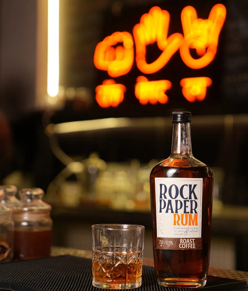 Rock Paper Rum roast Coffee