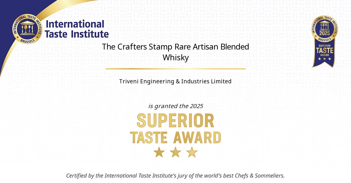 ITI Superior Taste Award The Crafters Stamp