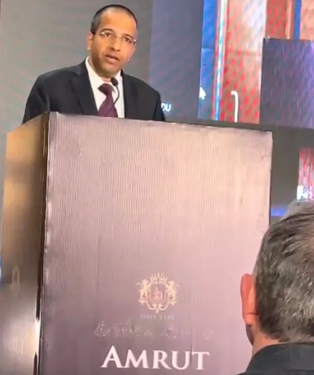 Rakshit N. Jagdale, Managing Director of Amrut Distilleries