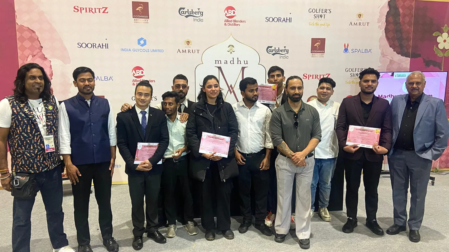 Madhu Mandapam’s Cocktail Challengewinner with juri