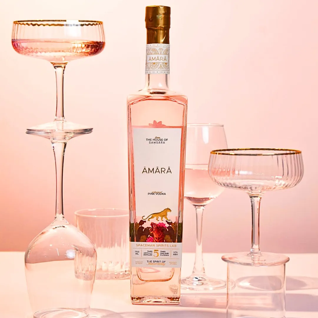 Artisanal pink vodka arrives