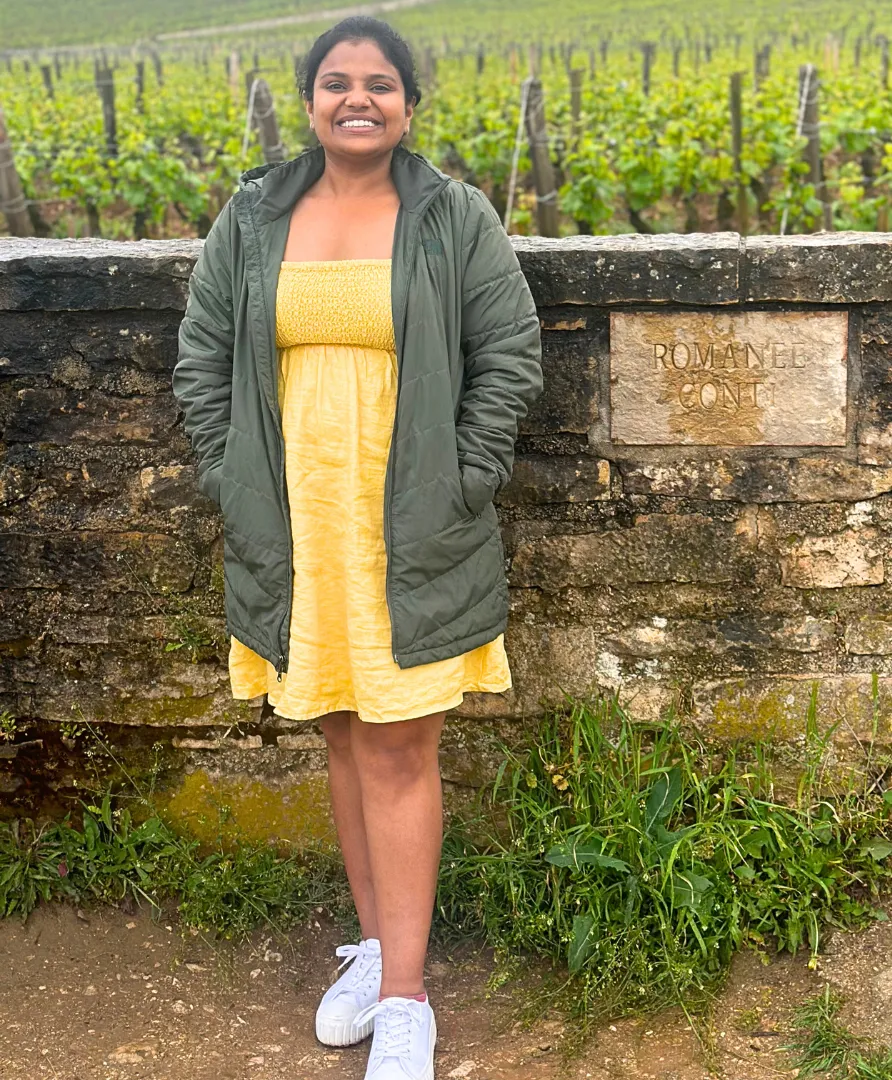 Tamanna Agarwal, oenologist