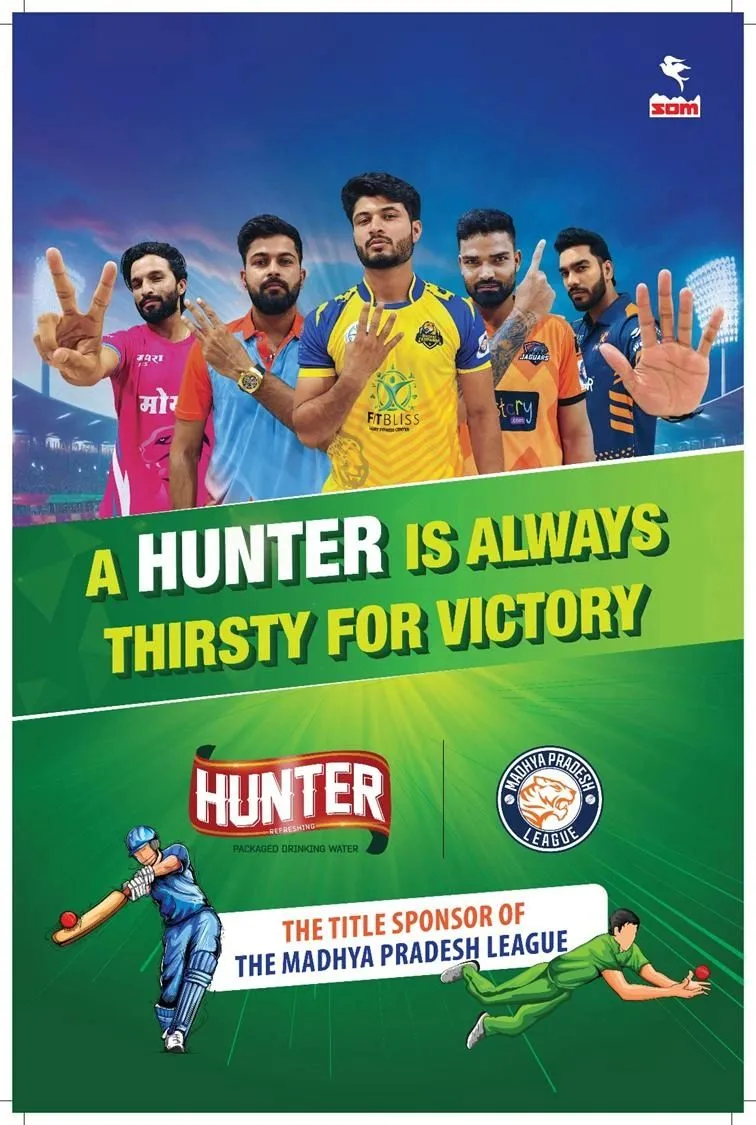 Hunter as Title Sponsor of Inaugural Madhya Pradesh League 2