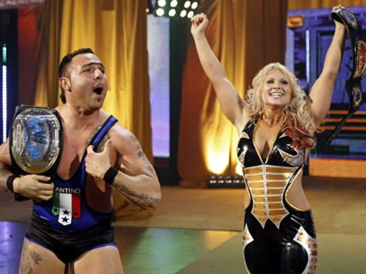 Santino Marella and Beth Phoenix
