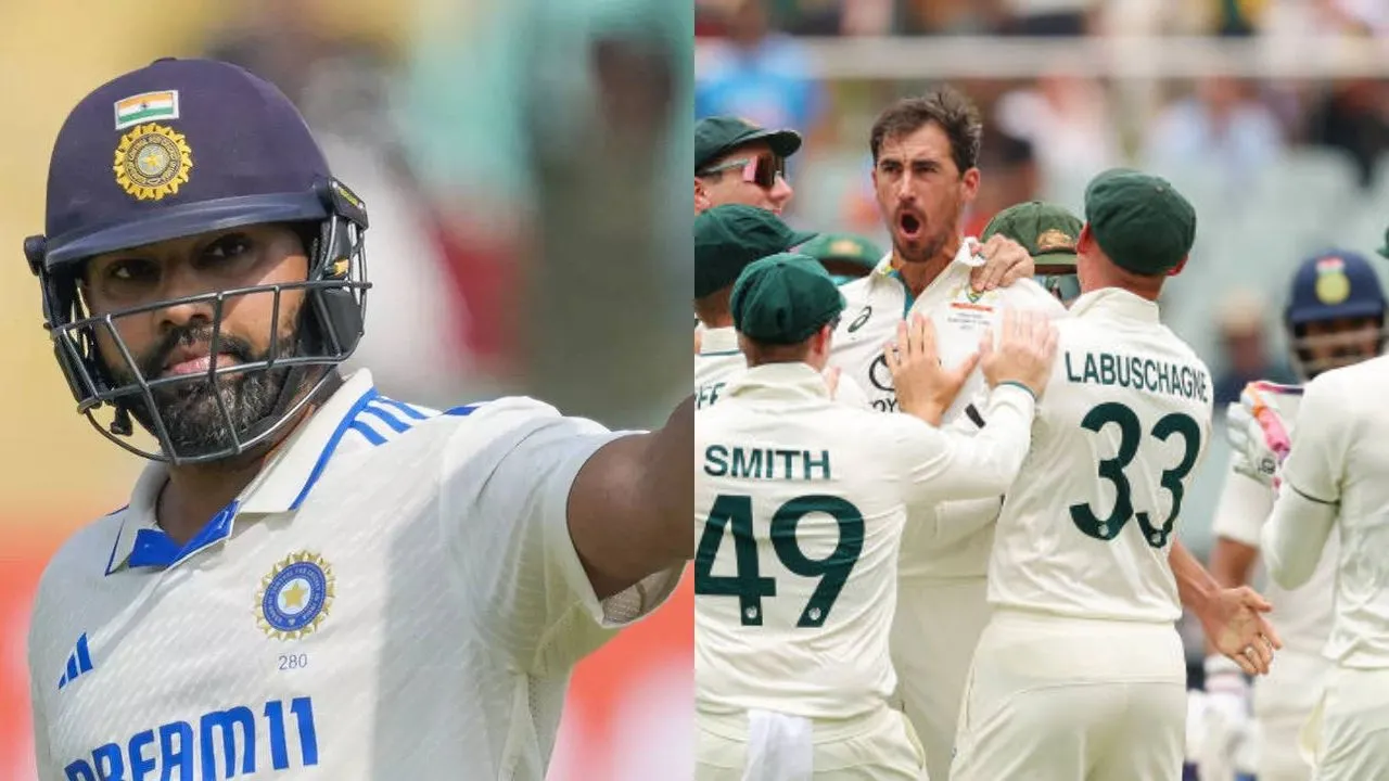 Rohit Sharma and Mitchell Starc (File Photo: X)