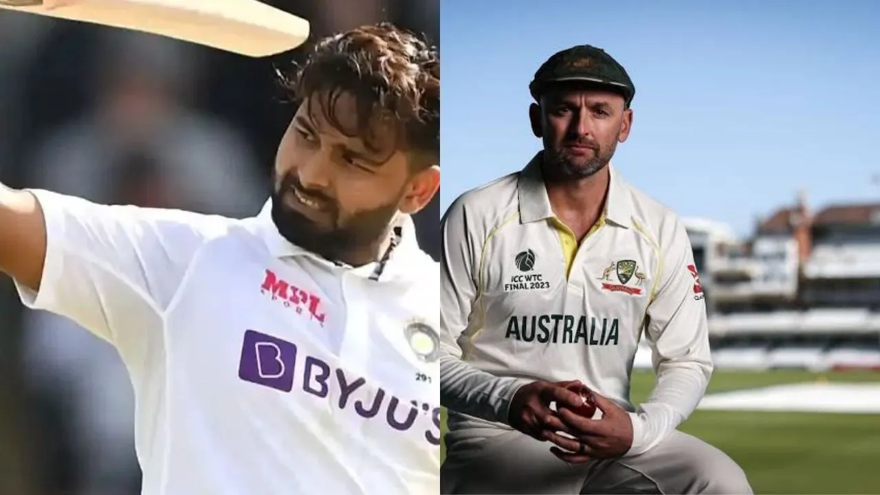 Rishabh Pant and Nathan Lyon (File Photo: X)