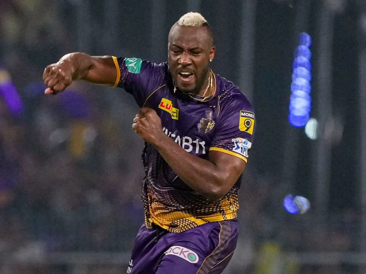 Andre Russell had the best bowling strike rate in IPL 2024 (After bowling more than 25 overs) - File Photo: X