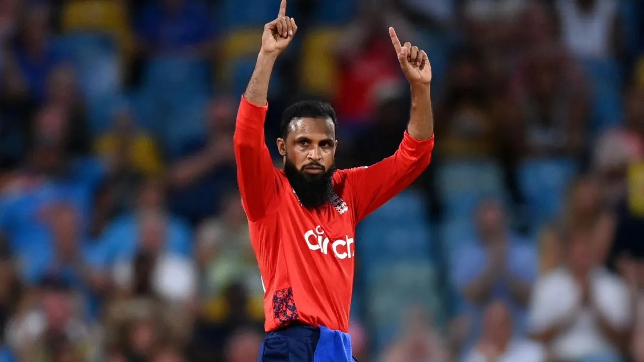 Adil Rashid picked 1/14 from three overs in Chennai