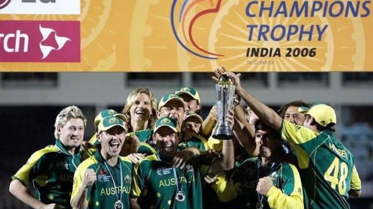 Australia won the 2006 Champions Trophy tile 